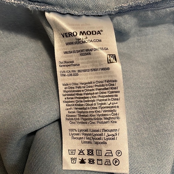 Vero Moda Chambray Dress Small - Picture 6 of 7